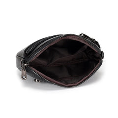 Leather Women's Clutch Bag Crossbody Shoulder Party Purse