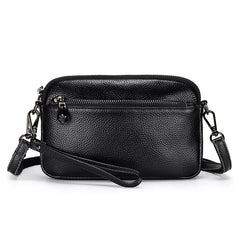 Leather Women's Clutch Bag Crossbody Shoulder Party Purse