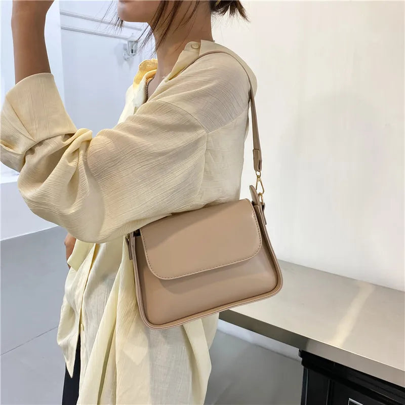 Women's Crossbody Bag PU Leather Shoulder Satchel Clutch Purse Tote