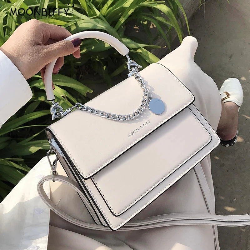 Women Crossbody Messenger Bag Travel Chain Tote Shoulder Handbag Purse
