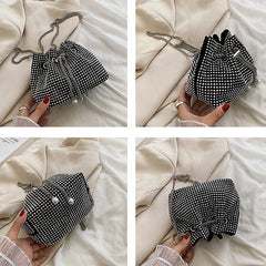 Rhinestones Evening Shoulder Crossbody Bag Clutch Diamonds Purse