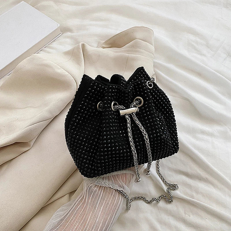 Rhinestones Evening Shoulder Crossbody Bag Clutch Diamonds Purse