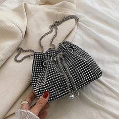 Rhinestones Evening Shoulder Crossbody Bag Clutch Diamonds Purse