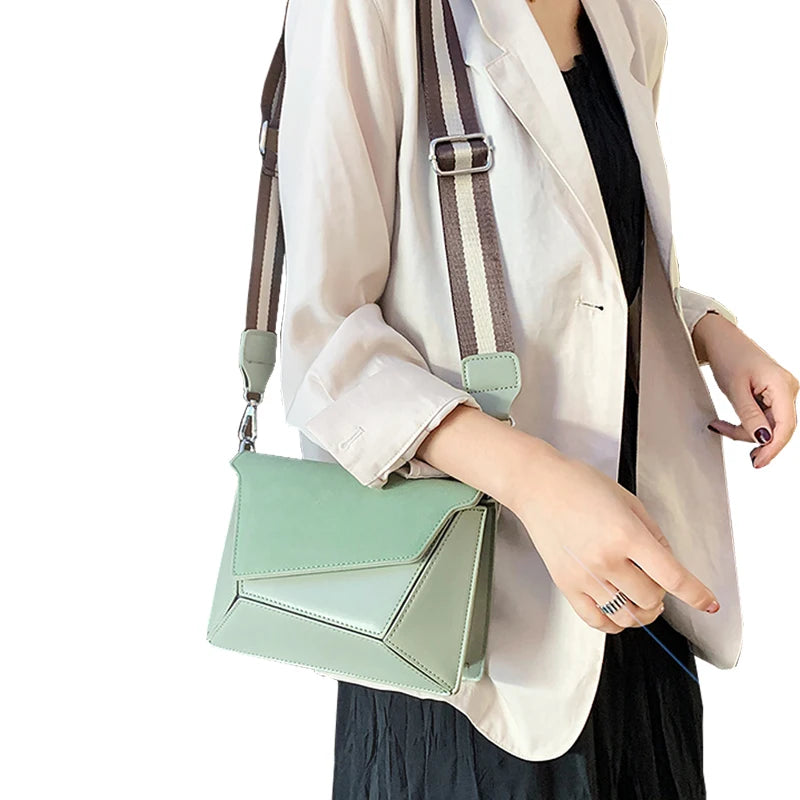 Shoulder Bag For Women Geometry Shape Triangle Superior Ladies Shoulder Bags