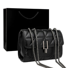 Leather Chain Crossbody Bag for Women Ladies Handbags