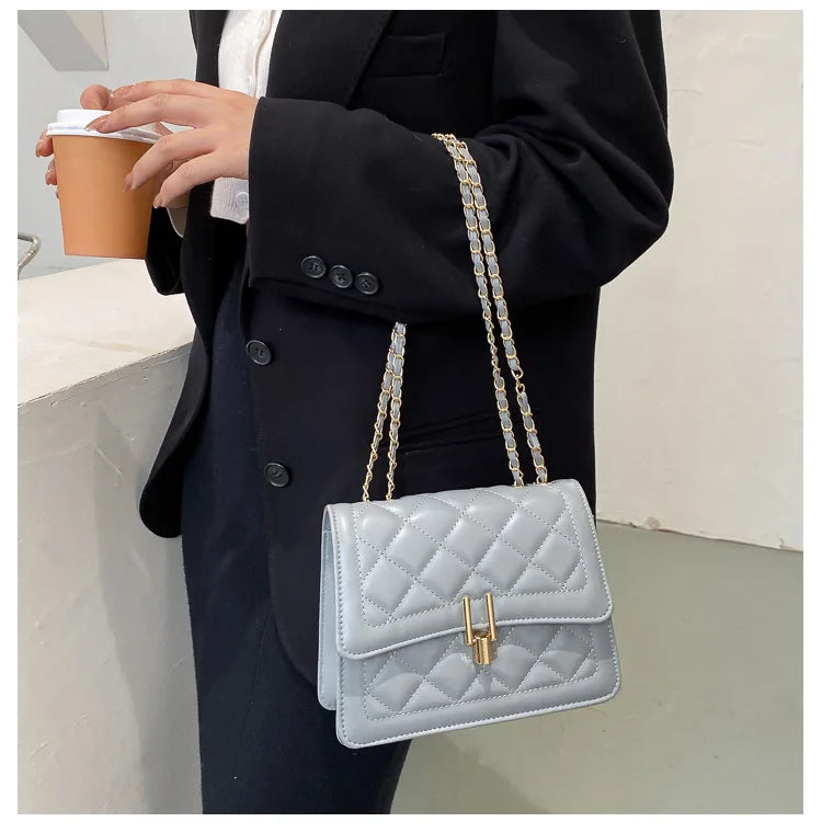 Messenger Bag PU Leather Shoulder Bag Women Handbag Lady Shoulder Bag