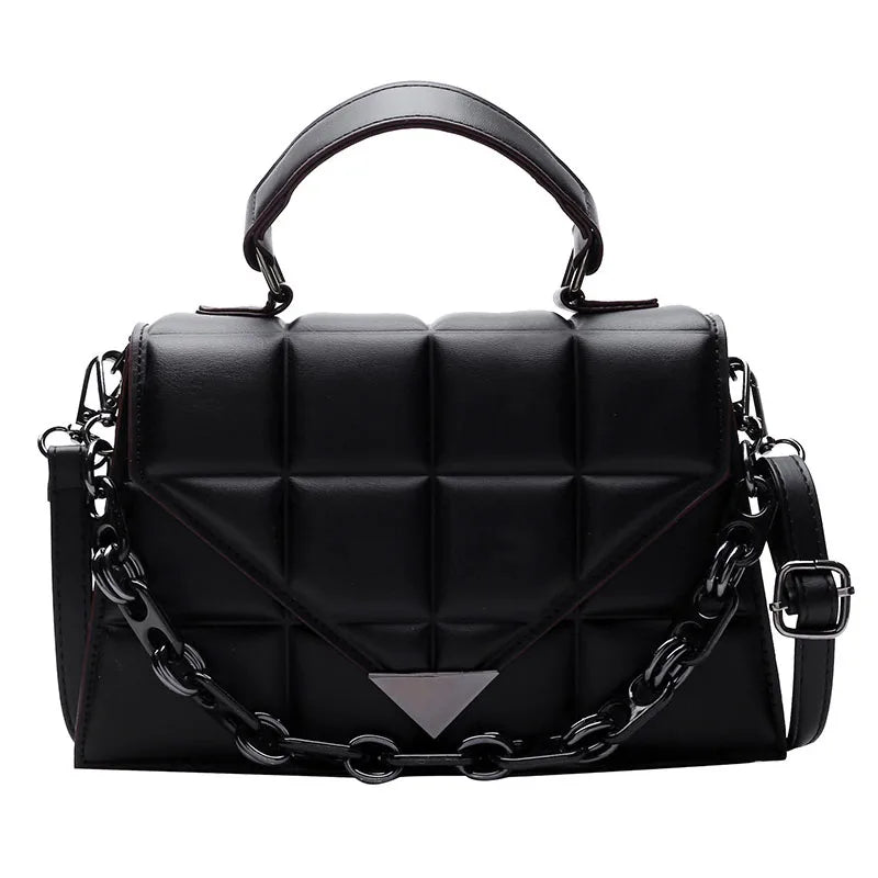 Women's Pu Leather Messenger Shoulder Bag