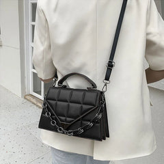 Women's Pu Leather Messenger Shoulder Bag