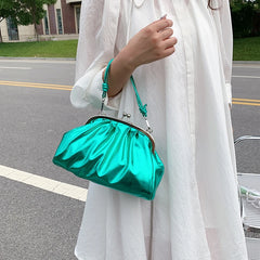 Women's Shell Evening Clutch Crossbody Bag Chain