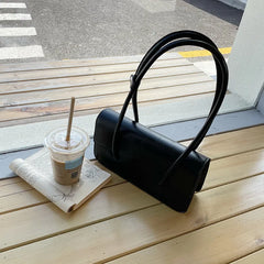 Women Top Handle Shoulder Bag Leather Handbag