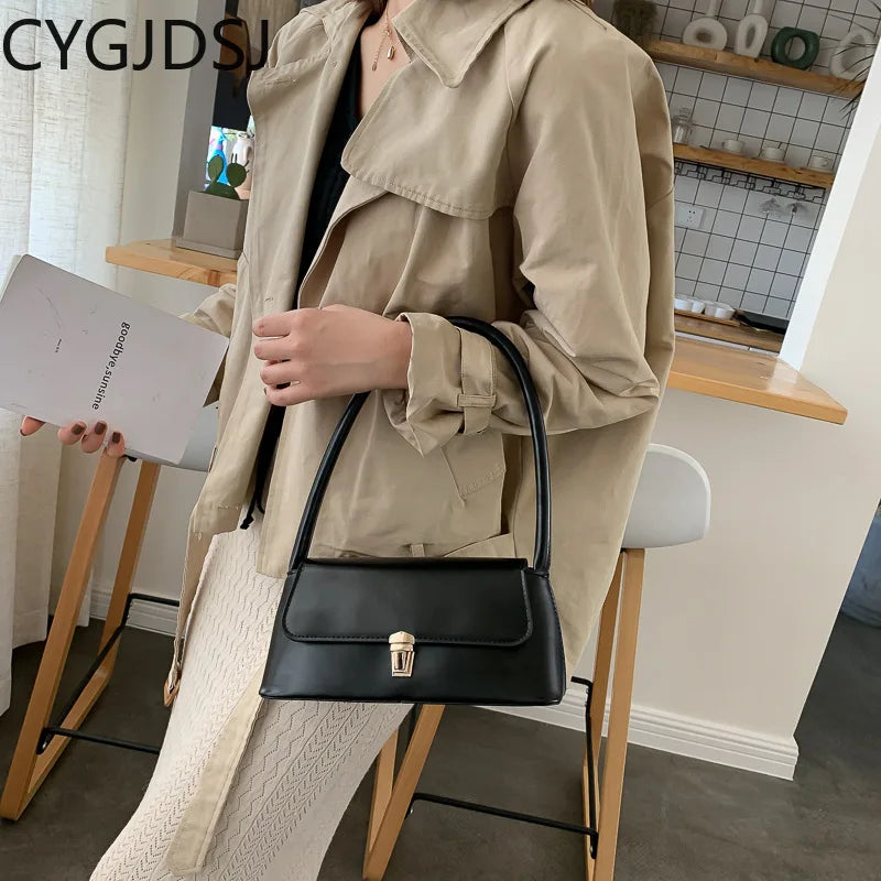 Women's Top Handle Shoulder Bag, Elegant Handbag for Ladies