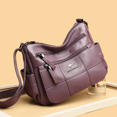 Retro Shoulder Bags High Leather Crossbody Bags for Women