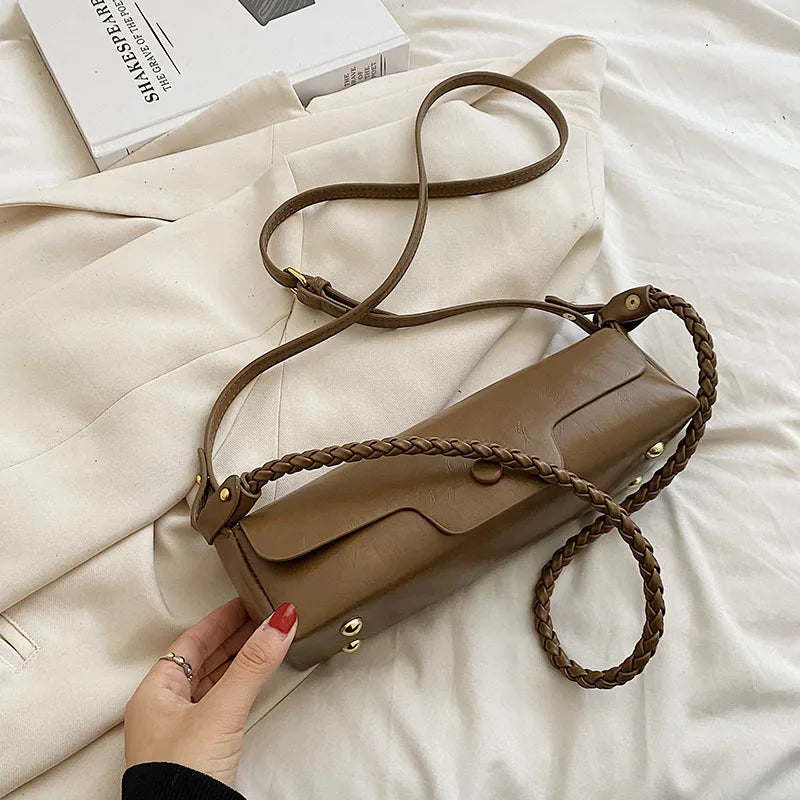High Solid Shopper Bags For Women Handbag Fashion Crossbody Bag