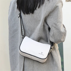 Leather Ladies Shoulder Bag Solid Women Messenger Bags