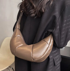 Women's Half Moon Tote Crossbody Bag Winter