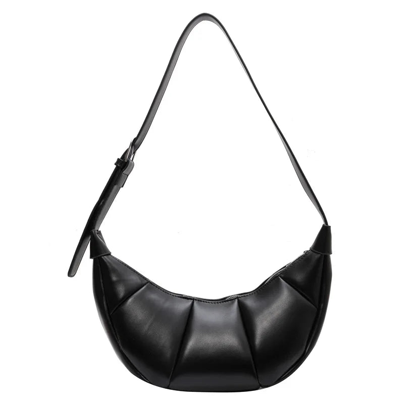 Women's Half Moon Tote Crossbody Bag Winter