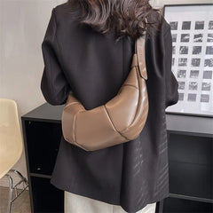 Women's Half Moon Tote Crossbody Bag Winter