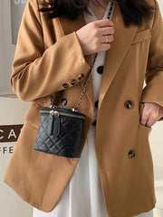 Women's Shoulder Bag Solid Crossbody Bucket Handbags