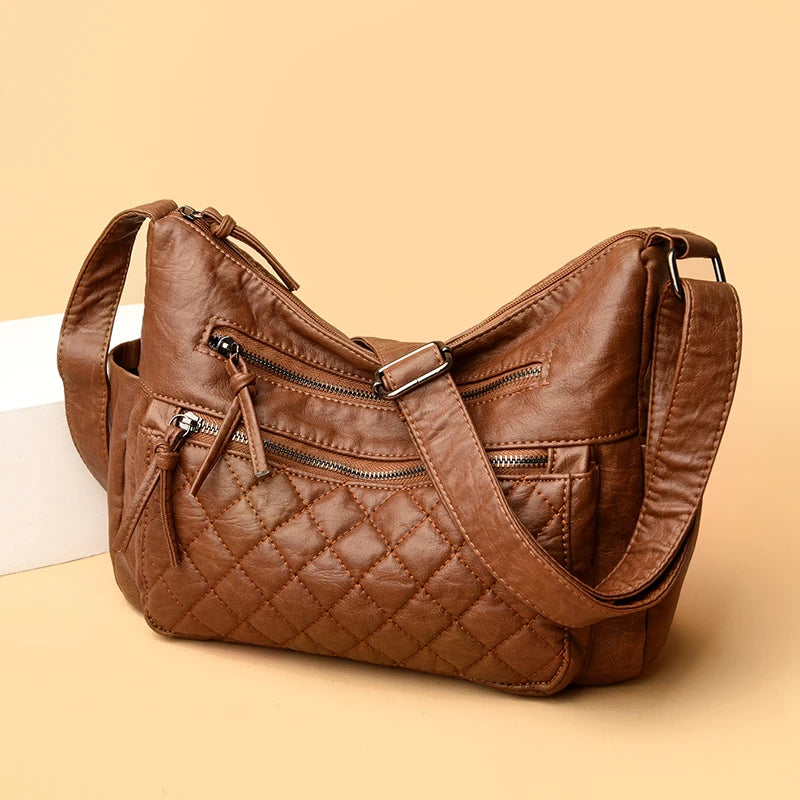 Women Handbag Purses Large Shoulder Crossbody Bag Soft Leather Messenger Tote