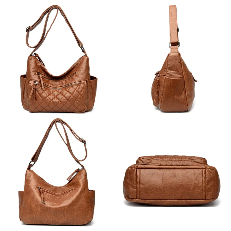 Women Handbag Purses Large Shoulder Crossbody Bag Soft Leather Messenger Tote