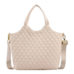 Women Plaid Totes Large Capacity Shoulder Bag Casual Handbags