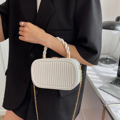 Women's Crossbody Handbag Wallet Chain Vertical Handle Shoulder Bag