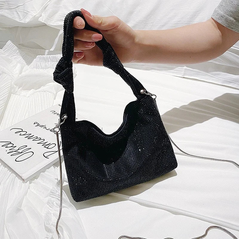 Shinny Rhinestone Diamond Bag Women Handbag for Evening Party