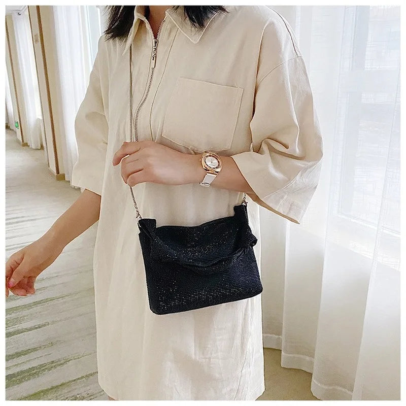 Shinny Rhinestone Diamond Bag Women Evening Party Handbag