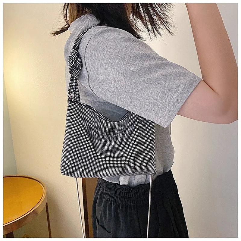 Shinny Rhinestone Diamond Bag Women Handbag for Evening Party