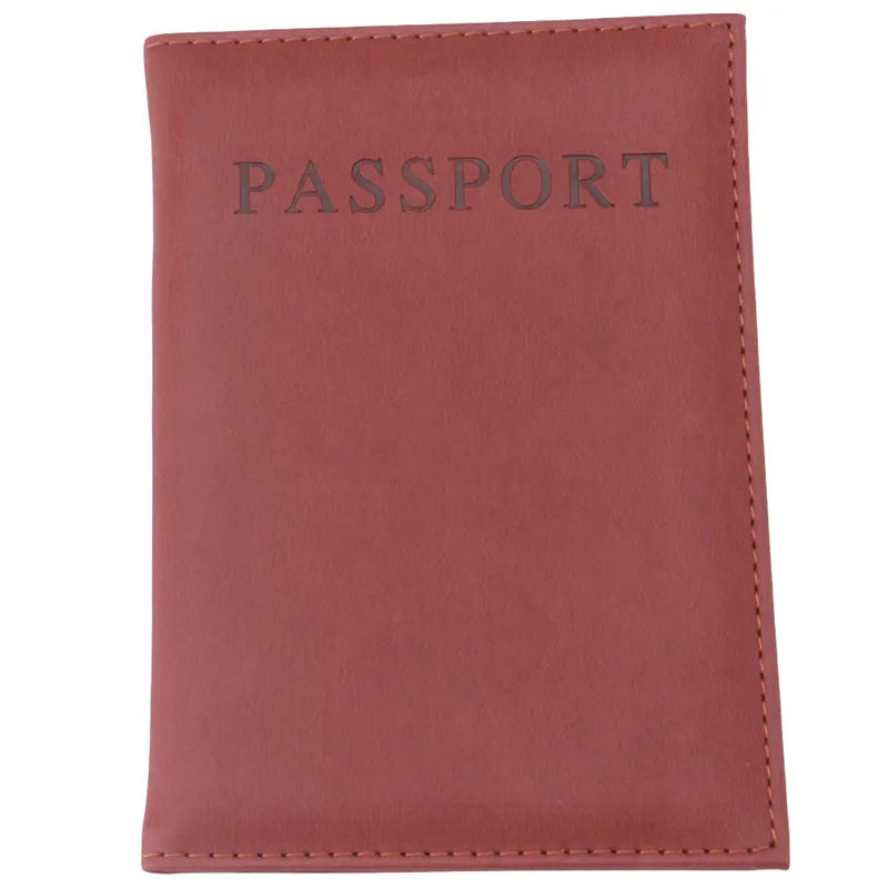 Pink World Travel Passport Ticket Holder Cover, Passport Pouch