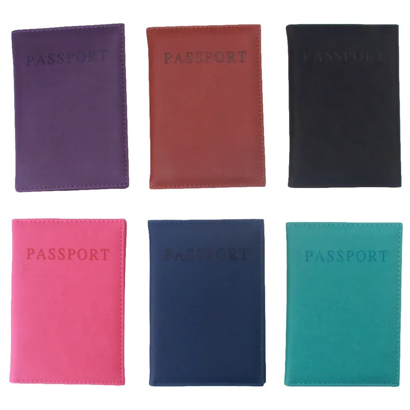 Pink World Travel Passport Ticket Holder Cover, Passport Pouch