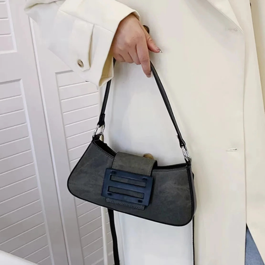 Women's Lightweight Crossbody Bag Solid Pu Leather Mini Phone Wallet