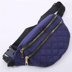 Women's Rhombus Belt Bag Crossbody Chest Purse