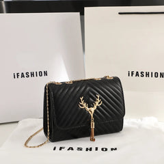 Tassel Chains Shoulder Bag for Women Crossbody Bag