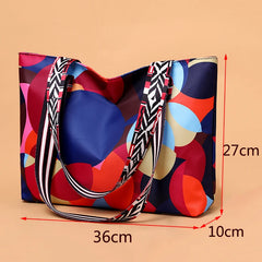 Oxford Cloth Tote Bag Shoulder Bags Women Big Shopping Handbag
