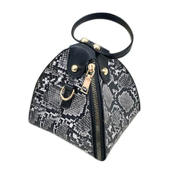 Leopard Print Women's Leather Shoulder Bag Messenger Bag