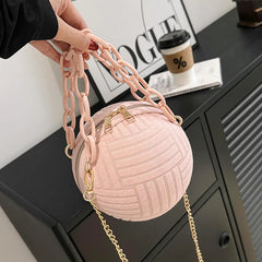 Women Crossbody Handbag with Chains Shoulder Bags