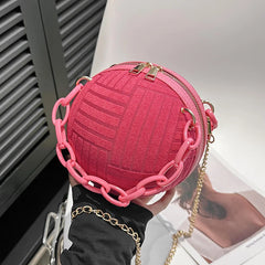 Women Crossbody Handbag with Chains Shoulder Bags