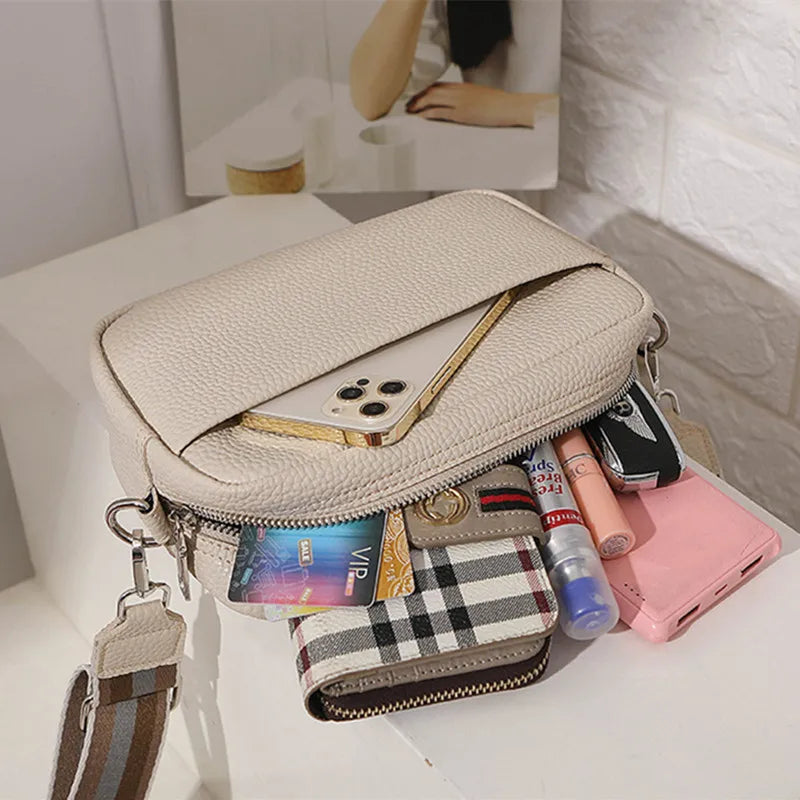 Women's Mini Shoulder Messenger Crossbody Bag PU Leather