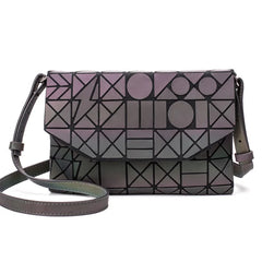 Geometric Luminous Crossbody Bag for Women