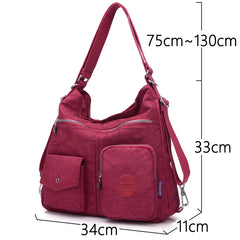 Waterproof Crossbody Bag for Women Large Capacity Lady Shoulder Bag Tote