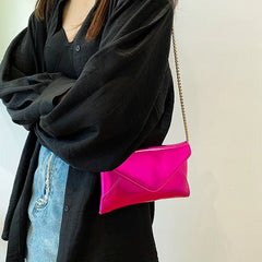 Women's Laser Chain Crossbody Bag Small Handbag Shoulder Purse