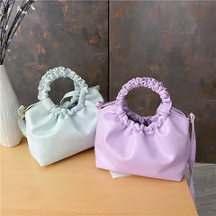 Soft Leather Handbag Evening Clutch Crossbody Bag