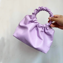 Soft Leather Handbag Evening Clutch Crossbody Bag