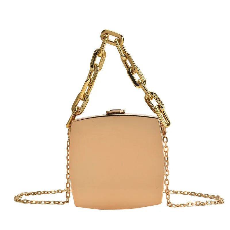 Mini Box Bag Sling Bags Chains Purses Handbags Shoulder Crossbody Small Clutch