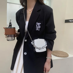 Mini Box Bag Sling Bags Chains Purses Handbags Shoulder Crossbody Small Clutch