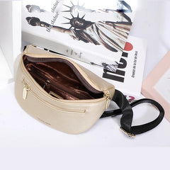 Multi-functiona Women's Fanny Pack Shoulder Bag and Chest Bag Female Belt Sac
