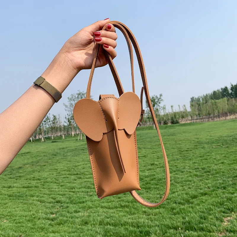 Women's Shoulder Bags Handbag PU Leather Elephant Crossbody Bag