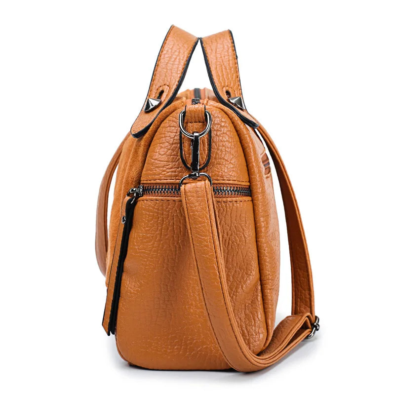 One Shoulder Bag Rivet PU Ladies Handbag Crossbody Tote Girlssac bolsa