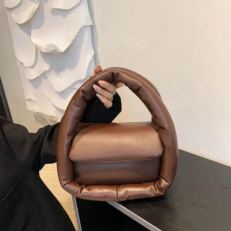 Padded Crossbody Bag Small Winter Tote Purses for Women